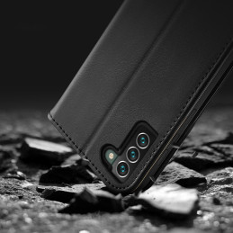 Dux Ducis Hivo odinis dėklas su apverčiamu natūralios odos dangteliu piniginė kortelėms ir dokumentams Samsung Galaxy S2...