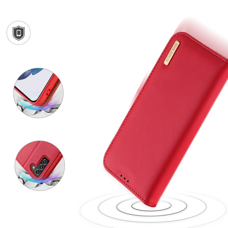 Dux Ducis Hivo odinis dėklas su apverčiamu natūralios odos dangteliu piniginė kortelėms ir dokumentams Samsung Galaxy S2...