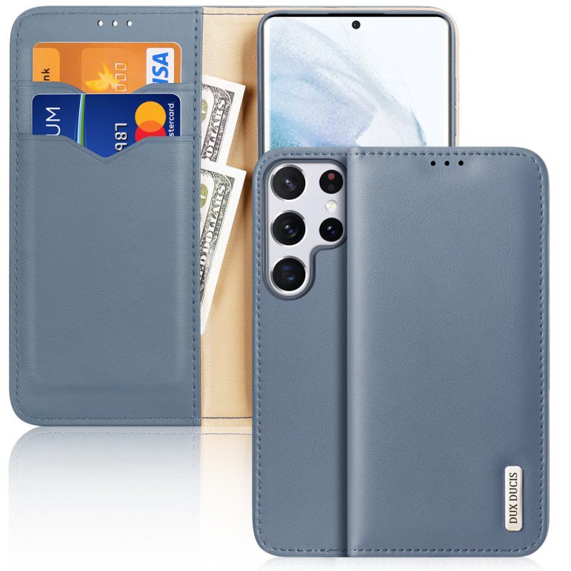 „Dux Ducis Hivo“ odinis atverčiamas dėklas Natūralios odinės dangtelio piniginė kortelėms ir ID „Samsung Galaxy S22 Ultr... „Dux Ducis Hivo“ odinis atverčiamas dėklas Natūralios odinės dangtelio piniginė kortelėms ir ID „Samsung Galaxy S22 Ultr...