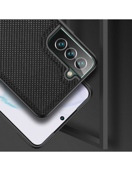 Dux Ducis Fino dėklo dangtelis, padengtas nailono medžiaga, skirtas Samsung Galaxy S22+ (S22 Plus) juodas Dux Ducis Fino dėklo dangtelis, padengtas nailono medžiaga, skirtas Samsung Galaxy S22+ (S22 Plus) juodas