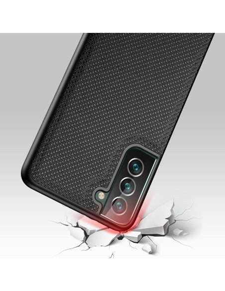 Dux Ducis Fino dėklo dangtelis, padengtas nailono medžiaga, skirtas Samsung Galaxy S22+ (S22 Plus) juodas Dux Ducis Fino dėklo dangtelis, padengtas nailono medžiaga, skirtas Samsung Galaxy S22+ (S22 Plus) juodas