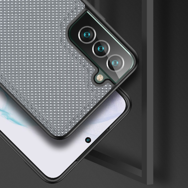 Dux Ducis Fino dėklo dangtelis, padengtas nailono medžiaga, skirtas Samsung Galaxy S22+ (S22 Plus) mėlynai