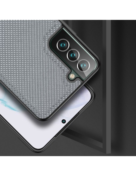Dux Ducis Fino dėklo dangtelis, padengtas nailono medžiaga, skirtas Samsung Galaxy S22+ (S22 Plus) mėlynai