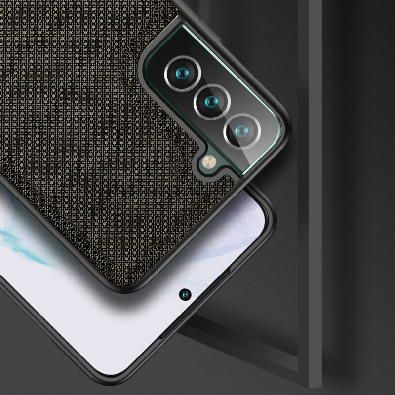 Dux Ducis Fino dėklo dangtelis, padengtas nailono medžiaga, skirtas Samsung Galaxy S22+ (S22 Plus) žaliai