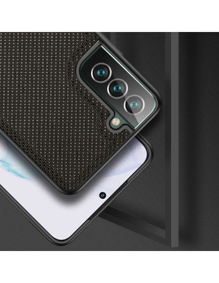 Dux Ducis Fino dėklo dangtelis, padengtas nailono medžiaga, skirtas Samsung Galaxy S22+ (S22 Plus) žaliai Dux Ducis Fino dėklo dangtelis, padengtas nailono medžiaga, skirtas Samsung Galaxy S22+ (S22 Plus) žaliai