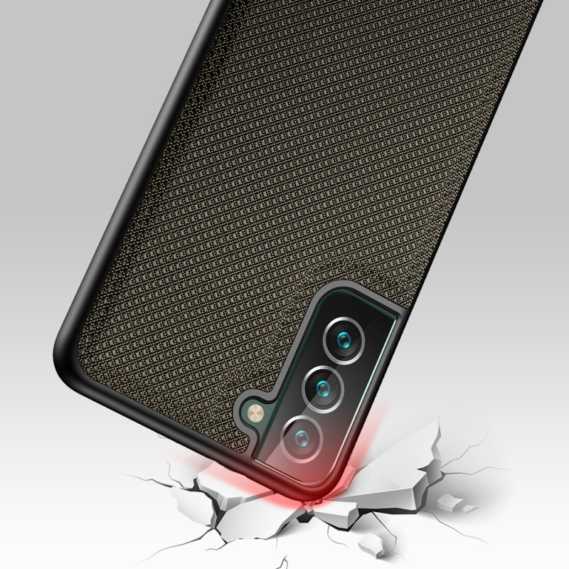 Dux Ducis Fino dėklo dangtelis, padengtas nailono medžiaga, skirtas Samsung Galaxy S22+ (S22 Plus) žaliai