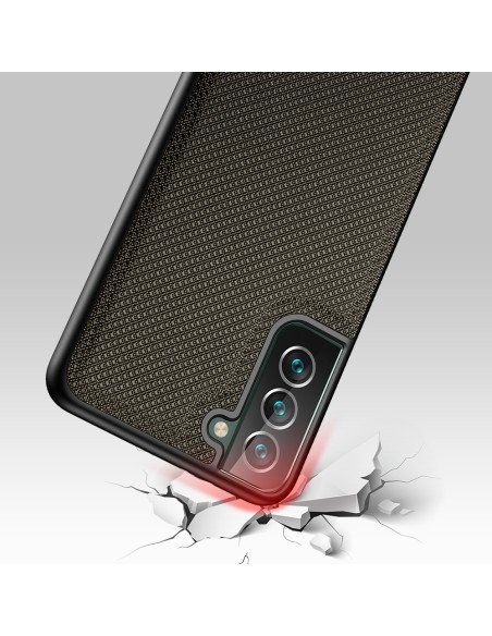 Dux Ducis Fino dėklo dangtelis, padengtas nailono medžiaga, skirtas Samsung Galaxy S22+ (S22 Plus) žaliai Dux Ducis Fino dėklo dangtelis, padengtas nailono medžiaga, skirtas Samsung Galaxy S22+ (S22 Plus) žaliai