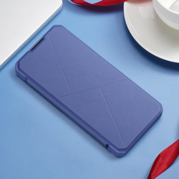 DUX DUCIS Skin X dėklo dėklo dangtelis su atvartu, skirtas Samsung Galaxy S22 mėlynas