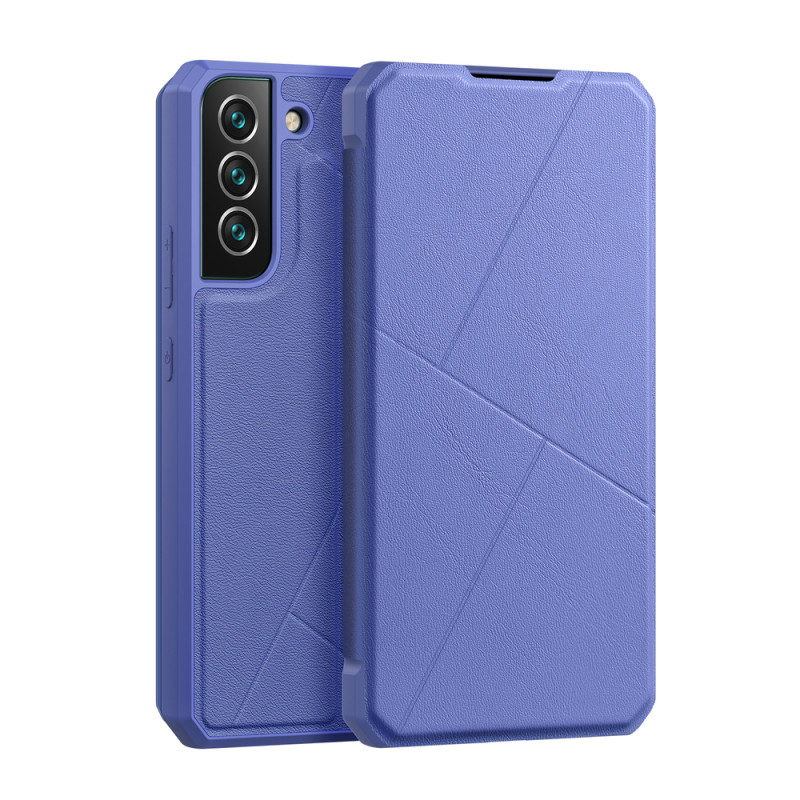 DUX DUCIS Skin X dėklo dėklo dangtelis su atvartu, skirtas Samsung Galaxy S22+ (S22 Plus) mėlynas