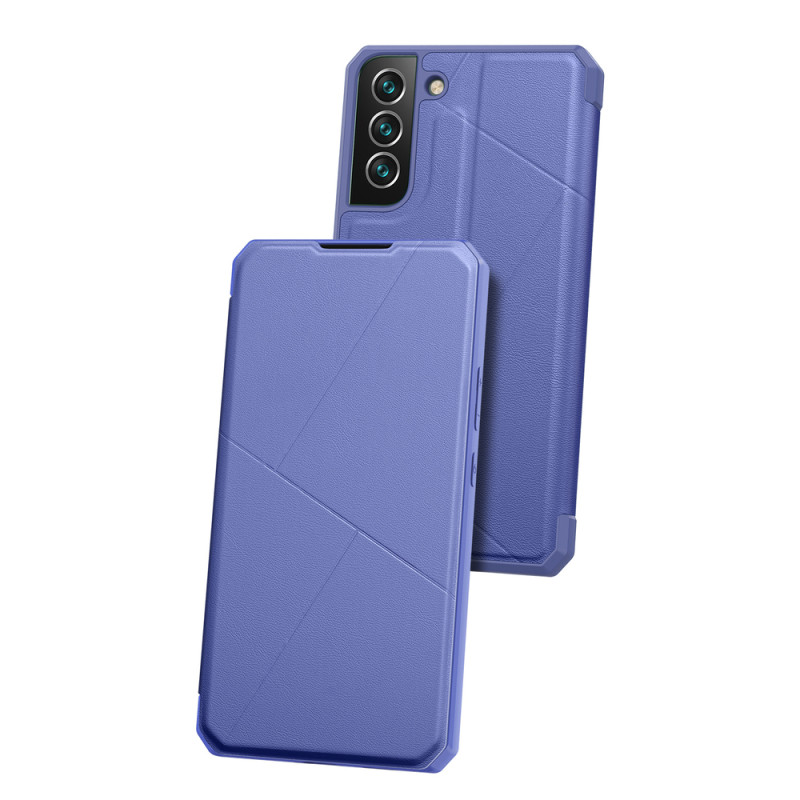 DUX DUCIS Skin X dėklo dėklo dangtelis su atvartu, skirtas Samsung Galaxy S22+ (S22 Plus) mėlynas