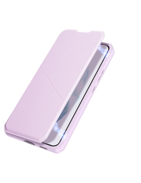 DUX DUCIS Skin X dėklo dėklo dangtelis su atvartu, skirtas Samsung Galaxy S22+ (S22 Plus) rožinis DUX DUCIS Skin X dėklo dėklo dangtelis su atvartu, skirtas Samsung Galaxy S22+ (S22 Plus) rožinis