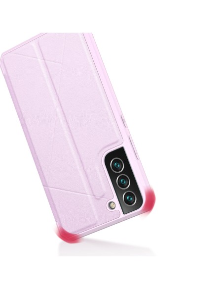 DUX DUCIS Skin X dėklo dėklo dangtelis su atvartu, skirtas Samsung Galaxy S22+ (S22 Plus) rožinis DUX DUCIS Skin X dėklo dėklo dangtelis su atvartu, skirtas Samsung Galaxy S22+ (S22 Plus) rožinis