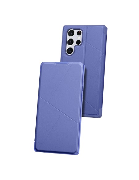 DUX DUCIS Skin X dėklo dėklo dangtelis su atvartu, skirtas Samsung Galaxy S22 Ultra blue DUX DUCIS Skin X dėklo dėklo dangtelis su atvartu, skirtas Samsung Galaxy S22 Ultra blue