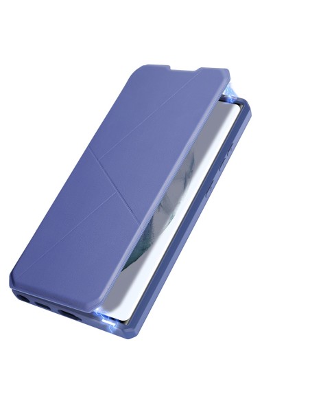 DUX DUCIS Skin X dėklo dėklo dangtelis su atvartu, skirtas Samsung Galaxy S22 Ultra blue DUX DUCIS Skin X dėklo dėklo dangtelis su atvartu, skirtas Samsung Galaxy S22 Ultra blue