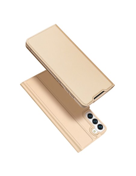 Dux Ducis Skin Pro dėklo dėklo dangtelis su atvartu, skirtas Samsung Galaxy S22 auksui Dux Ducis Skin Pro dėklo dėklo dangtelis su atvartu, skirtas Samsung Galaxy S22 auksui