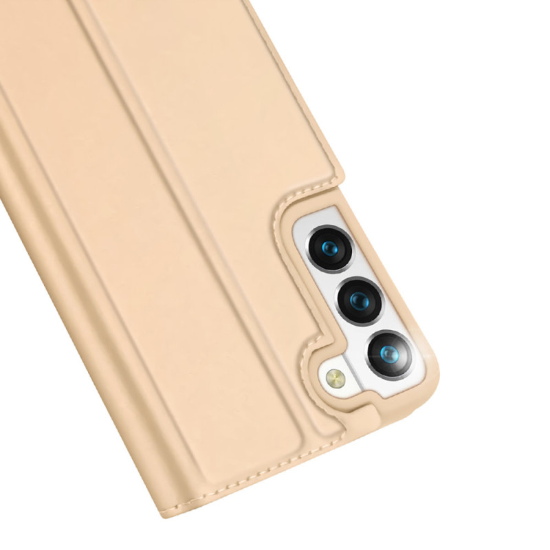 Dux Ducis Skin Pro dėklo dėklo dangtelis su atvartu, skirtas Samsung Galaxy S22 auksui
