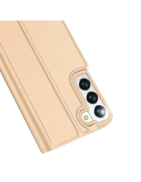 Dux Ducis Skin Pro dėklo dėklo dangtelis su atvartu, skirtas Samsung Galaxy S22 auksui Dux Ducis Skin Pro dėklo dėklo dangtelis su atvartu, skirtas Samsung Galaxy S22 auksui