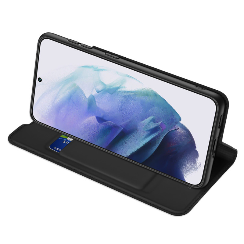 Dux Ducis Skin Pro dėklo dėklo dangtelis su atvartu, skirtas Samsung Galaxy S22+ (S22 Plus) juodas