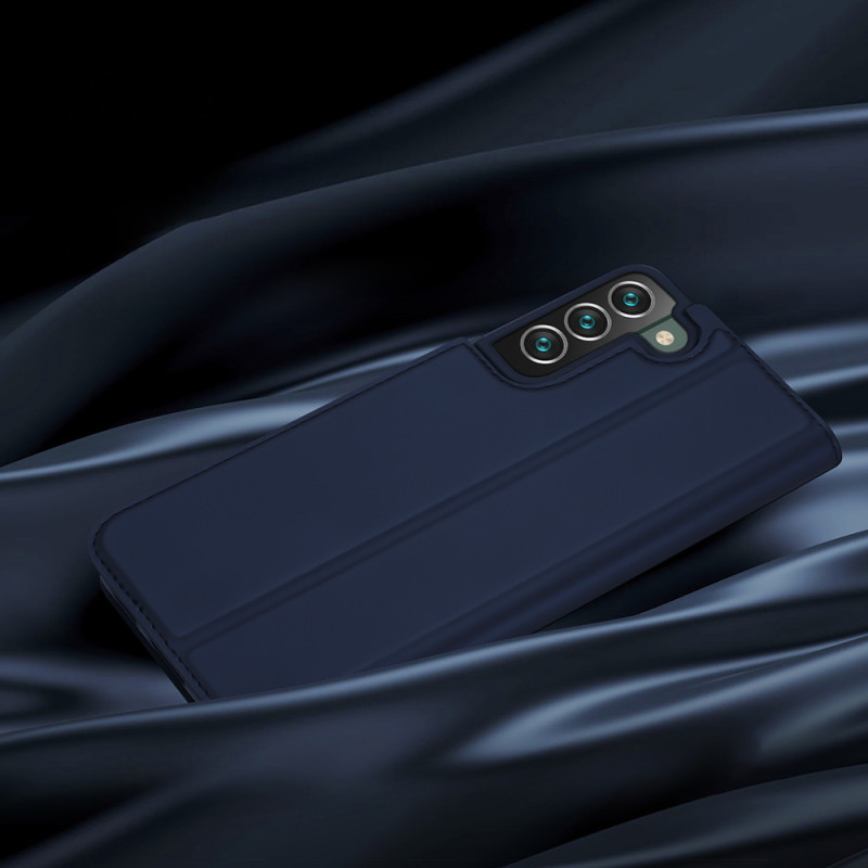 Dux Ducis Skin Pro dėklo dėklo dangtelis su atvartu, skirtas Samsung Galaxy S22+ (S22 Plus) juodas