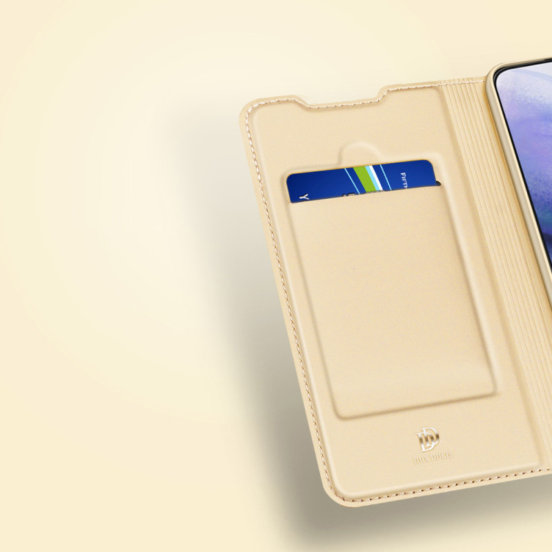 Dux Ducis Skin Pro dėklo dėklo dangtelis su atvartu, skirtas Samsung Galaxy S22+ (S22 Plus) juodas