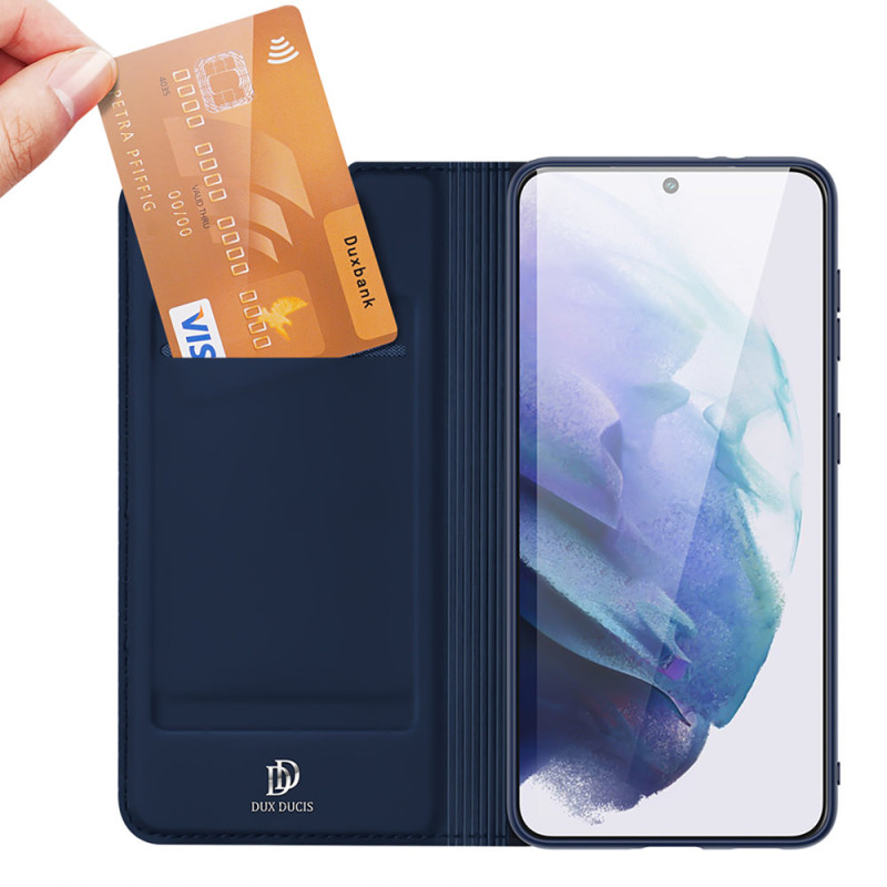 Dux Ducis Skin Pro dėklo dėklo dangtelis su atvartu, skirtas Samsung Galaxy S22+ (S22 Plus) mėlynas