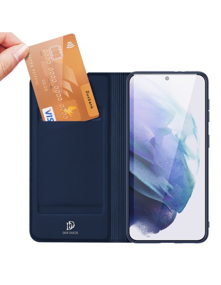Dux Ducis Skin Pro dėklo dėklo dangtelis su atvartu, skirtas Samsung Galaxy S22+ (S22 Plus) mėlynas Dux Ducis Skin Pro dėklo dėklo dangtelis su atvartu, skirtas Samsung Galaxy S22+ (S22 Plus) mėlynas