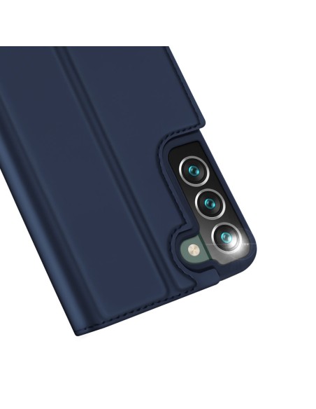 Dux Ducis Skin Pro dėklo dėklo dangtelis su atvartu, skirtas Samsung Galaxy S22+ (S22 Plus) mėlynas Dux Ducis Skin Pro dėklo dėklo dangtelis su atvartu, skirtas Samsung Galaxy S22+ (S22 Plus) mėlynas