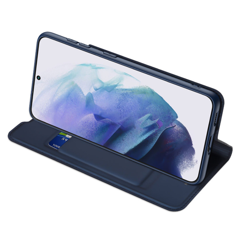 Dux Ducis Skin Pro dėklo dėklo dangtelis su atvartu, skirtas Samsung Galaxy S22+ (S22 Plus) mėlynas
