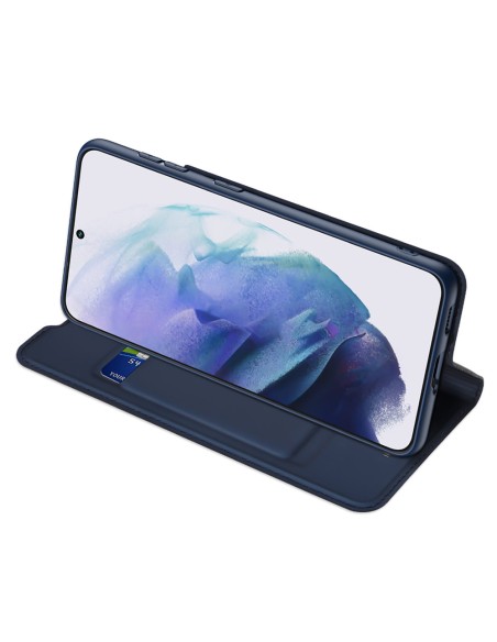 Dux Ducis Skin Pro dėklo dėklo dangtelis su atvartu, skirtas Samsung Galaxy S22+ (S22 Plus) mėlynas Dux Ducis Skin Pro dėklo dėklo dangtelis su atvartu, skirtas Samsung Galaxy S22+ (S22 Plus) mėlynas