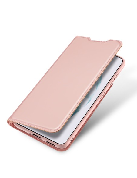 Dux Ducis Skin Pro dėklo dėklo dangtelis su atvartu, skirtas Samsung Galaxy S22+ (S22 Plus) rožinis