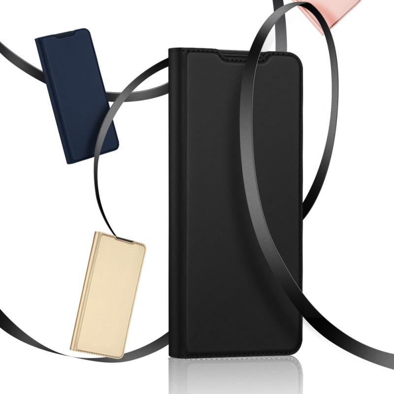 Dux Ducis Skin Pro dėklo dėklo dangtelis su atvartu, skirtas Samsung Galaxy S22+ (S22 Plus) rožinis