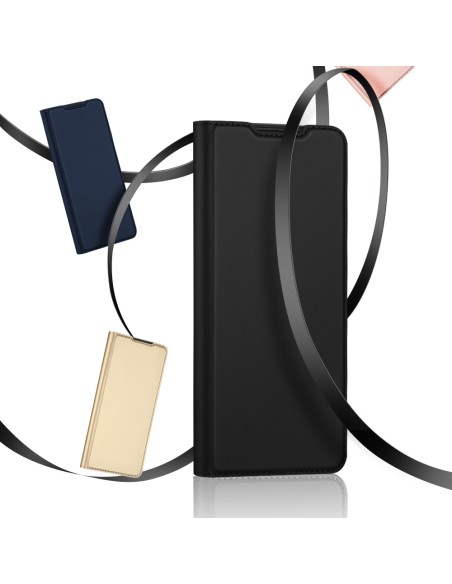 Dux Ducis Skin Pro dėklo dėklo dangtelis su atvartu, skirtas Samsung Galaxy S22+ (S22 Plus) rožinis