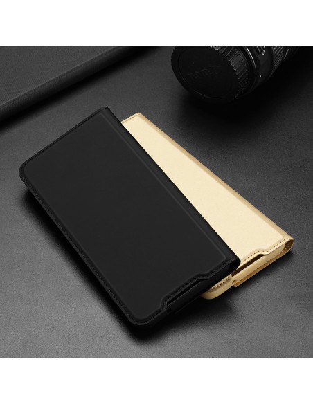 Dux Ducis Skin Pro dėklo dėklo dangtelis su atvartu, skirtas Samsung Galaxy S22+ (S22 Plus) rožinis