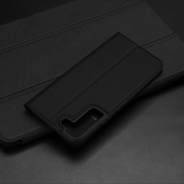 Dux Ducis Skin Pro dėklo dėklo dangtelis su atvartu, skirtas Samsung Galaxy S22+ (S22 Plus) rožinis
