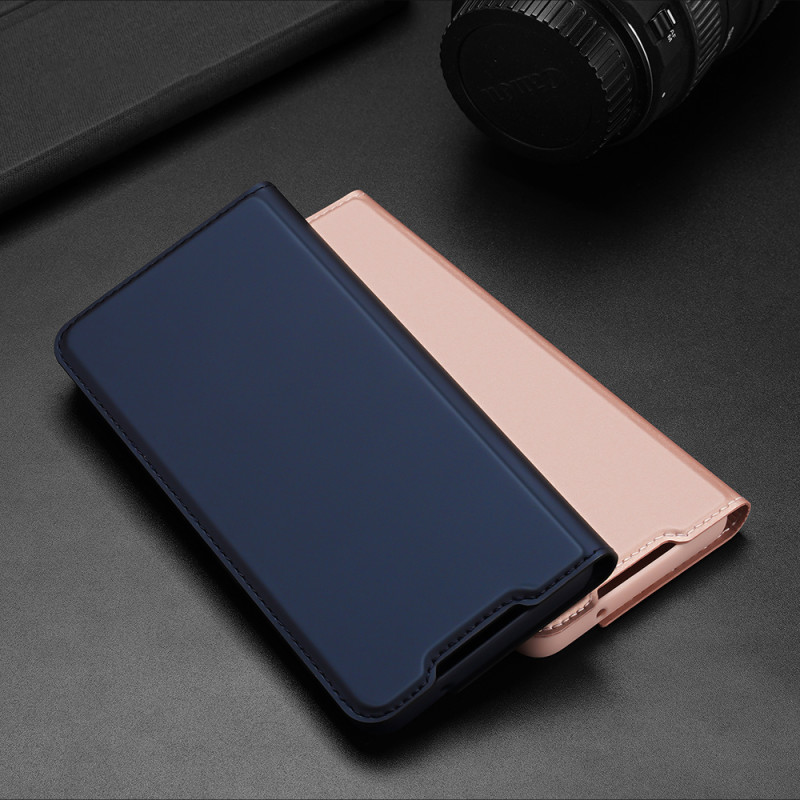 Dux Ducis Skin Pro dėklo dėklo dangtelis su atvartu, skirtas Samsung Galaxy S22+ (S22 Plus) rožinis