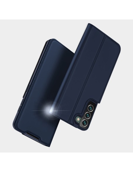 Dux Ducis Skin Pro dėklo dėklo dangtelis su atvartu, skirtas Samsung Galaxy S22+ (S22 Plus) rožinis