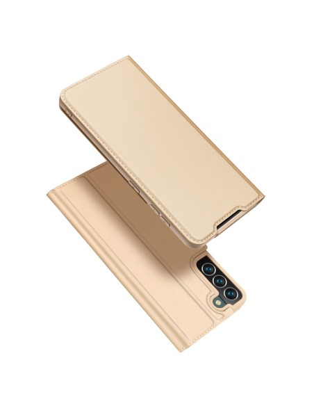 Dux Ducis Skin Pro dėklo dėklo dangtelis su atvartu, skirtas Samsung Galaxy S22+ (S22 Plus) auksui Dux Ducis Skin Pro dėklo dėklo dangtelis su atvartu, skirtas Samsung Galaxy S22+ (S22 Plus) auksui