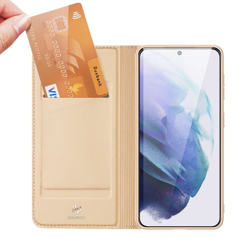 Dux Ducis Skin Pro dėklo dėklo dangtelis su atvartu, skirtas Samsung Galaxy S22+ (S22 Plus) auksui