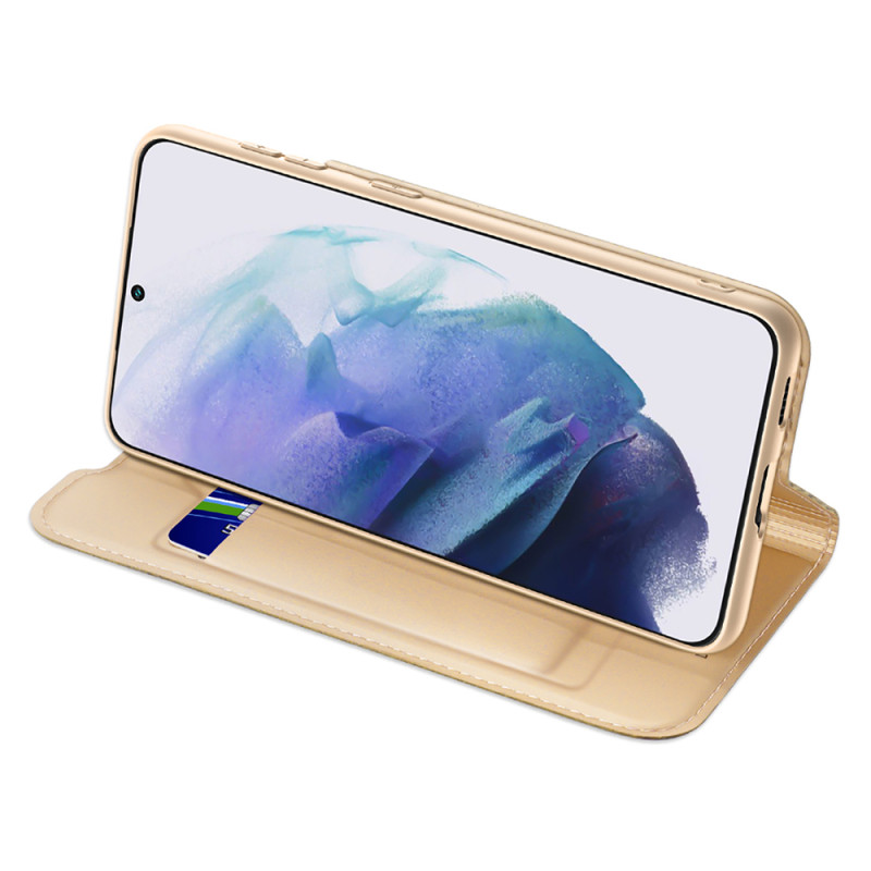 Dux Ducis Skin Pro dėklo dėklo dangtelis su atvartu, skirtas Samsung Galaxy S22+ (S22 Plus) auksui