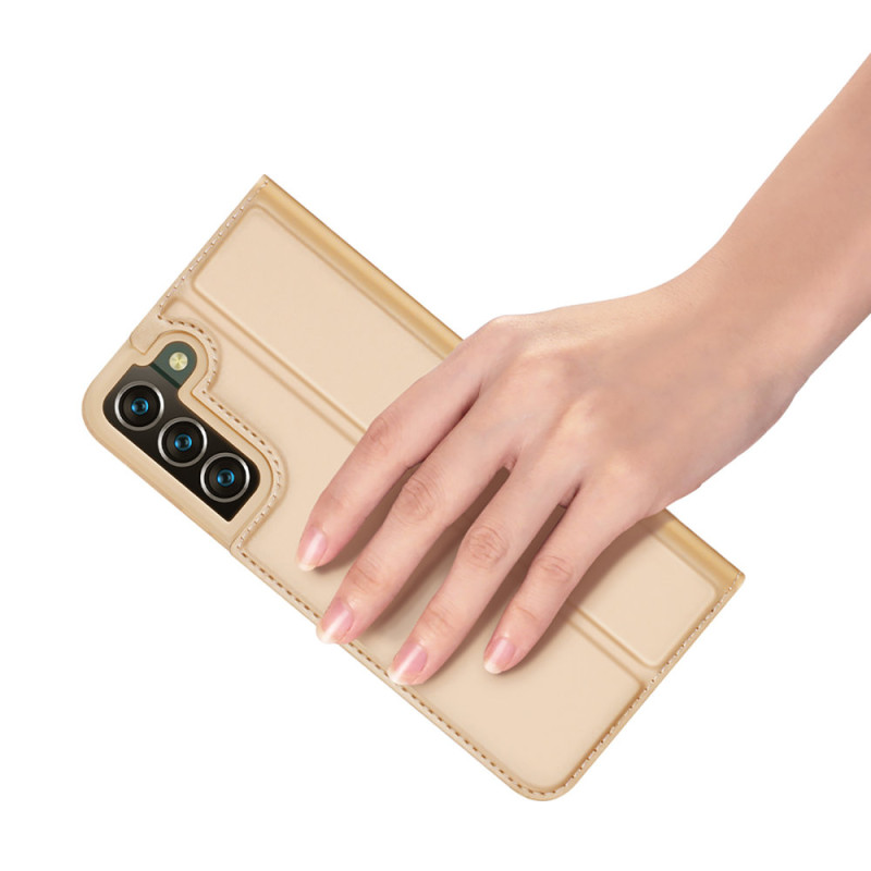 Dux Ducis Skin Pro dėklo dėklo dangtelis su atvartu, skirtas Samsung Galaxy S22+ (S22 Plus) auksui