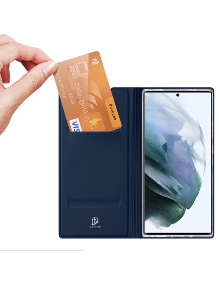 Dux Ducis Skin Pro dėklo dėklo dangtelis su atvartu, skirtas Samsung Galaxy S22 Ultra blue Dux Ducis Skin Pro dėklo dėklo dangtelis su atvartu, skirtas Samsung Galaxy S22 Ultra blue
