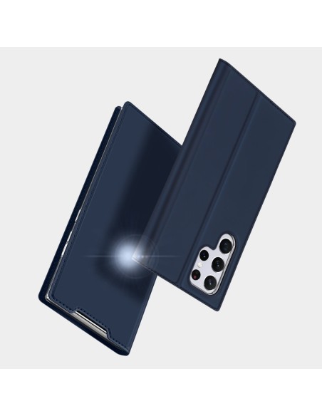 Dux Ducis Skin Pro dėklo dėklo dangtelis su atvartu, skirtas Samsung Galaxy S22 Ultra blue Dux Ducis Skin Pro dėklo dėklo dangtelis su atvartu, skirtas Samsung Galaxy S22 Ultra blue