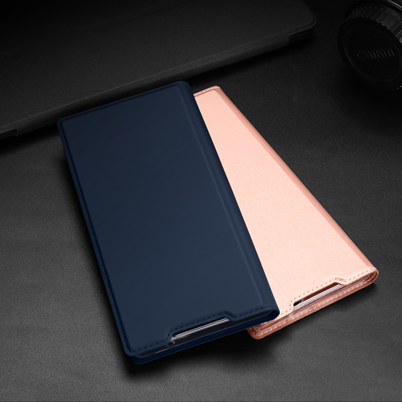 Dux Ducis Skin Pro dėklo dėklo dangtelis su atvartu, skirtas Samsung Galaxy S22 Ultra auksui