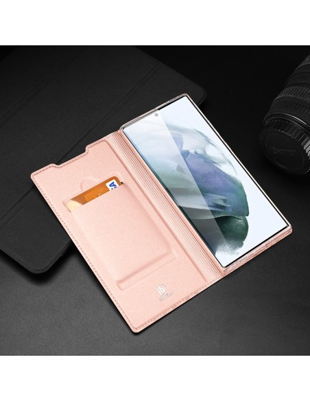Dux Ducis Skin Pro dėklo dėklo dangtelis su atvartu, skirtas Samsung Galaxy S22 Ultra auksui Dux Ducis Skin Pro dėklo dėklo dangtelis su atvartu, skirtas Samsung Galaxy S22 Ultra auksui