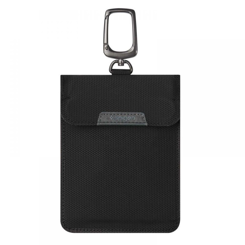 Apsaugos nuo vagystės Spigen Pouch Keyless RFID signalo blokatorius - juodas