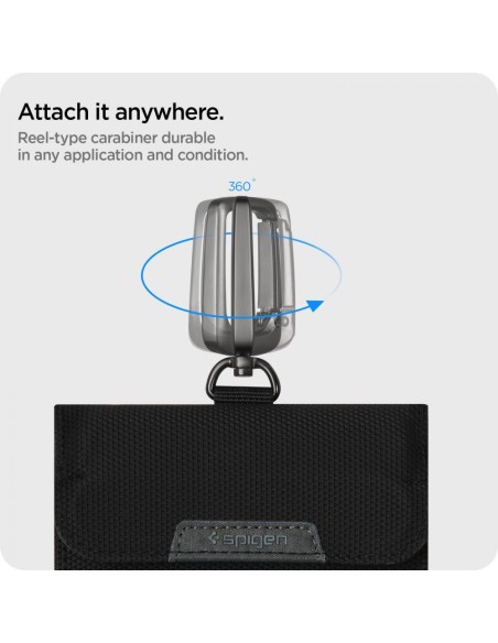 Apsaugos nuo vagystės Spigen Pouch Keyless RFID signalo blokatorius - juodas Apsaugos nuo vagystės Spigen Pouch Keyless RFID signalo blokatorius - juodas