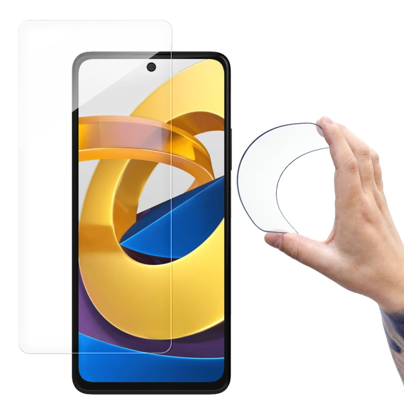 Wozinsky Nano Flexi hibridinė lanksti stiklo plėvelė grūdintas stiklas Xiaomi Redmi Note 11T 5G / Redmi Note 11S 5G / Po...
