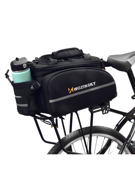 Didelis dviračio bagažinės krepšys 35l + juodas uždangalas nuo lietaus