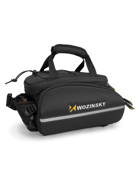 Didelis dviračio bagažinės krepšys 35l + juodas uždangalas nuo lietaus