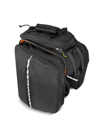 Didelis dviračio bagažinės krepšys 35l + juodas uždangalas nuo lietaus